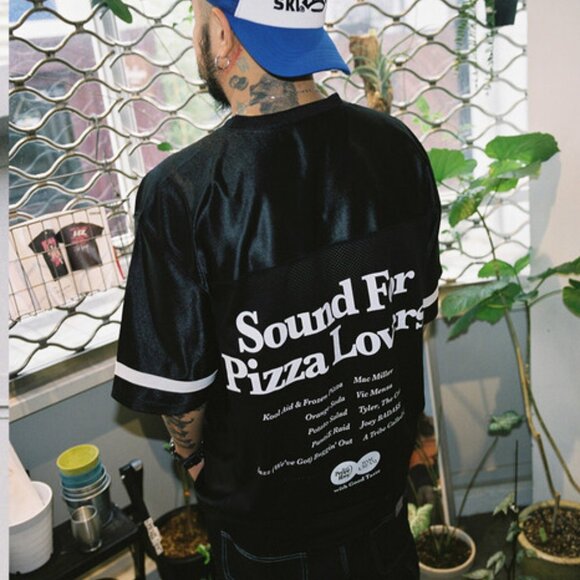 (NWOT) BASE CREAM x PPRN ‘KUKA’ Korea Unisex Football Jersey (Black) - Picture 3 of 16